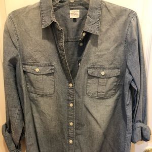 J. Crew Denim Button Down